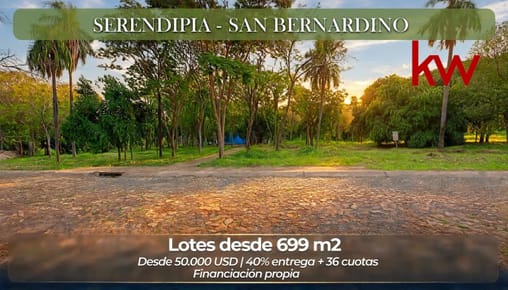VENTA DE TERRENOS EN OFERTA EN EL BARRIO CERRADO SERENDIPIA