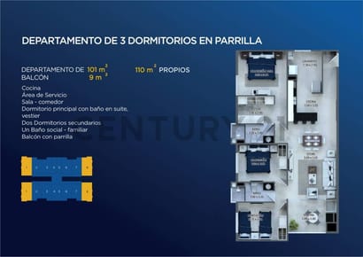 Venta de Departamento Terminados en San Jorge, Asunción