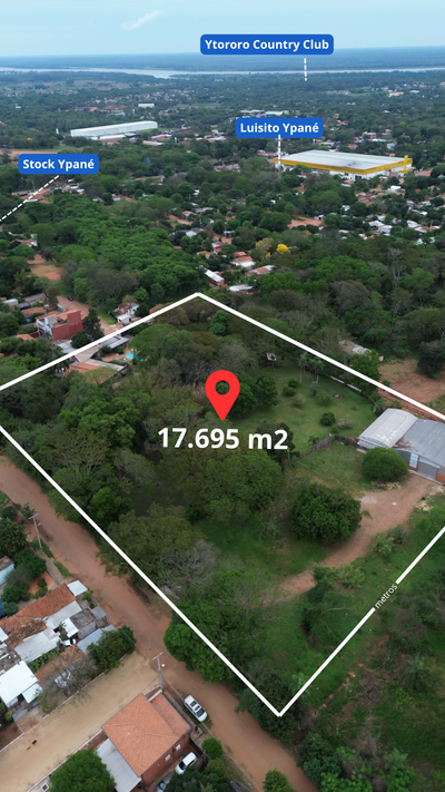 Quinta con depósitos en Ypané