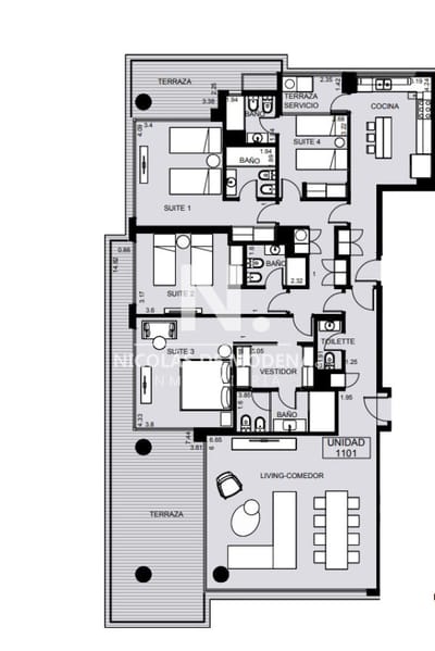 Apartamento en Alquiler Temporal