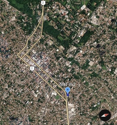Terreno Venta San Lorenzo 581m2 30m Ruta 2 12x49 San Jose Comercial