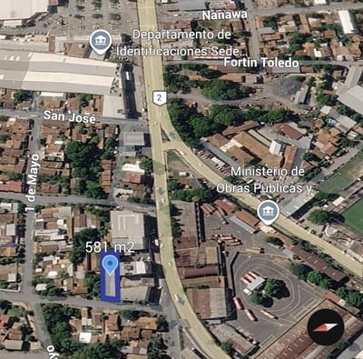 Terreno Comercial 581 M2 San Lorenzo A Metros de Ruta PY02