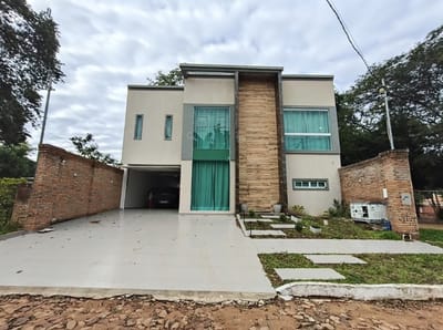 RESIDENCIA AMOBLADA PILAR DEL ESTE YPANE 440M2 4 SUITES JACUZZI QUINCHO