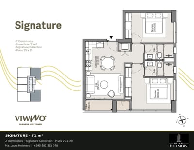 Exclusivo Apartamento con 2 Baños y Piscina Infinita en Venta, Vistas Panorámicas