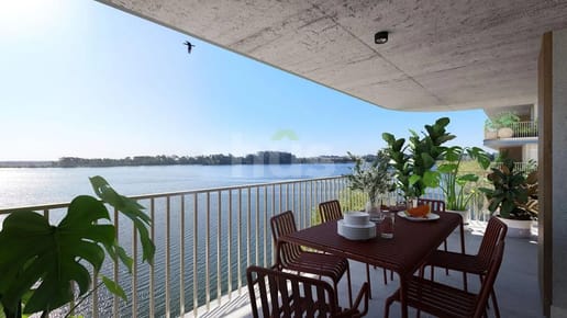 Apartamento Sobre Lago en Construccion