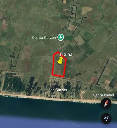 Campo de 113 ha en venta en Las Garzas, Rocha