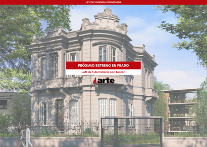 Venta de apartamento loft de 1 dormitorio en Prado
