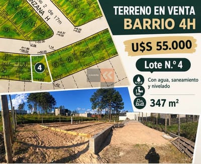 TERRENO EN VENTA 4H