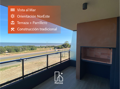 Venta Apartamento con Vista al mar Ciudad de la Costa 3 Dormitorios - Terraza + Parrillero - Ley VIS
