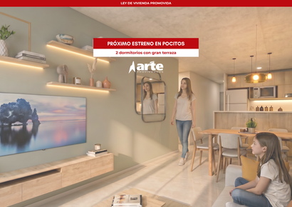 Venta de apartamento de 2 dormitorios con patio en Pocitos