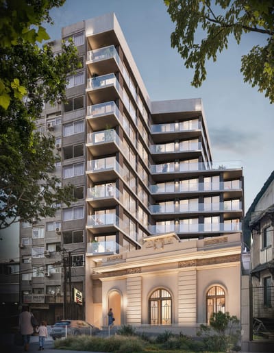 Venta apartamentos de 1 y 2 dormitorios en La Blanqueada en pozo