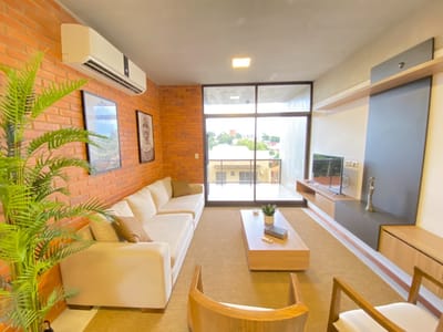 Departamento Amoblado, 2 habitaciones en Ciudad Nueva, Asunción, Paraguay