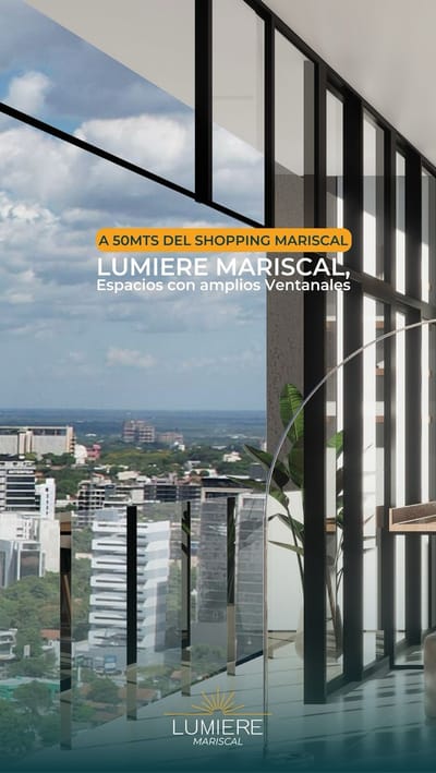Exclusivo departamento en venta con amplia terraza privada a pasos del shopping Mariscal.