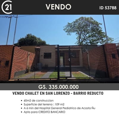 Vendo Chalet en San Lorenzo, Ba Reducto