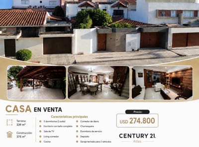 Casa para Vivienda y Comercio - Av Mutualista