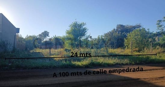 TERRENO DE 12X30 EN VENTA  KM 17 ACARAY