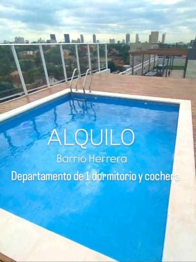 ALQUILO DEPARTAMENTO DE 1 DORMITORIO Y COCHERA EN BARRIO HERRERA