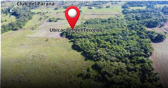 VENDO TERRENO de Cuatro Hectareas 1/2 a 2 km de Ruta 6 en Encarnación
