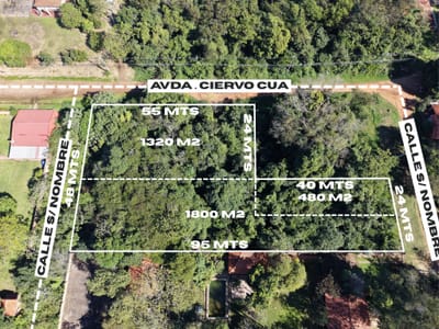 TERRENO EN VENTA EN SAN BERNARDINO DE 3.600 M², ZONA EX-CASINO