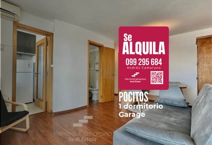 Apartamento en alquiler c/ cochera en Pocitos