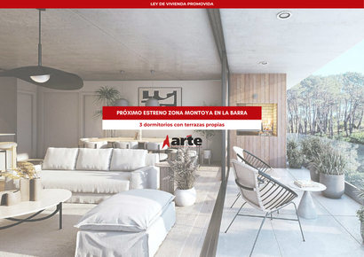 Venta de apartamento de 3 dormitorios y 2 terrazas en La Barra de Punta del Este