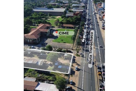 TERRENO EN ESQUINA S/ RUTA TRANSCHACO +1200M2