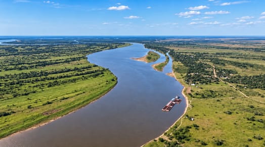 TERRENO DE 26,5 HECTÁREAS CON SALIDA AL RÍO PARAGUAY EN VILLETA EN VENTA