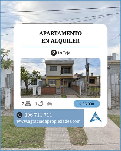 Apartamento en alquiler en La Teja