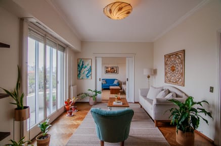 Venta apartamento 3 dormitorios mas servicio garage en Pocitos