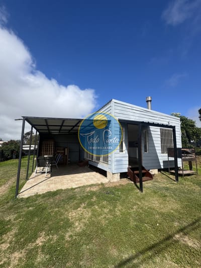 Casa tipo container revestido, 2 dormitorios