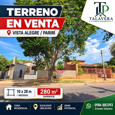Terreno en Venta en Vista Alegre, Asunción, Ubicación Estratégica
