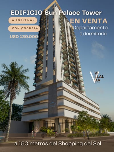 VENTA EXCLUSIVA: A ESTRENAR EN EL LUJOSO SUN PALACE TOWER