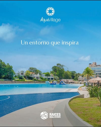 Fabuloso terreno en Aquavillage
