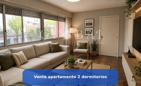 VENTA APARTAMENTO 2 DORMITORIOS PARQUE BATLLE