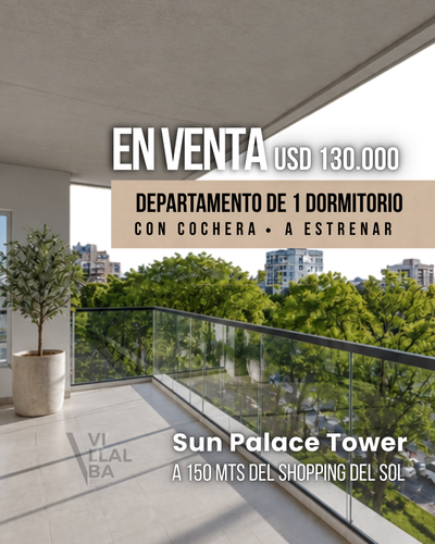 VENTA EXCLUSIVA: A ESTRENAR EN EL LUJOSO SUN PALACE TOWER