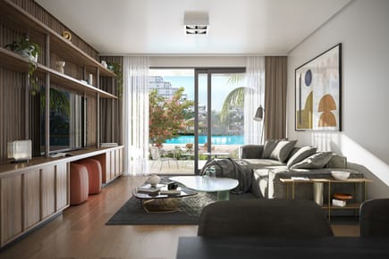 EN VENTA | Departamento de 53 m² con 1 Dormitorio con Laguna Cristalina