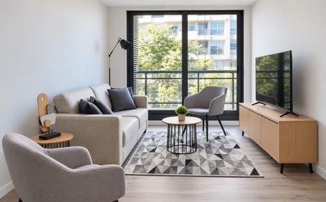 MORE BUCEO – APARTAMENTO EN ALQUILER CON MUEBLES DE 1 DORMITORIO CON GARAJE