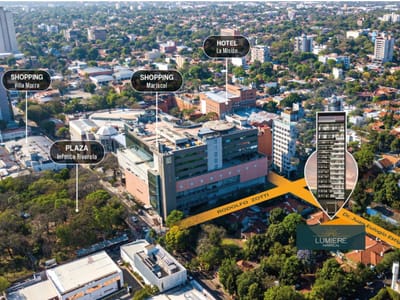 En venta Departamento de 1 dormitorio con balcón - Lumiere Mariscal