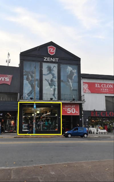 ALQUILER Local comercial de 132m2 en zona de outlets en Aguada