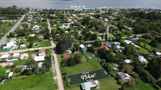 Venta de Terreno Balneario Las Flores, Piriapolis - SUPERFICIE DE 934M