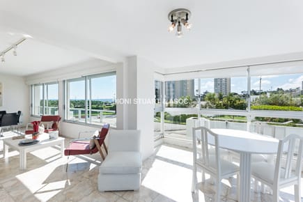 APARTAMENTO EN ALQUILER TEMPORAL FRENTE AL MAR TORRE WASHINGTON 2 DORMITORIOS Y MEDIO RECICLADO COMPLEJO LINCOLN CENTER