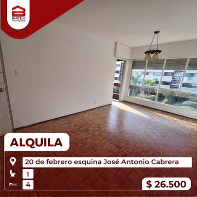 Alquiler apartamento en alquiler en La Unión con cochera disponible