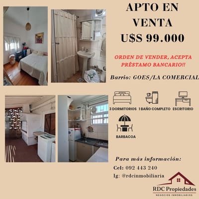 ¡¡¡EXCELENTE OPORTUNIDAD,3 DORM, ESCRITORIO, PARRILLERO TECHADO!!!