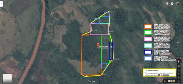 venta de 20 hectáreas   de  terreno agrícola 