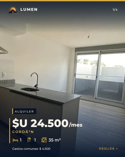 Apartamento en Alquiler
