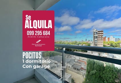 Apartamento en alquiler c/ cochera en Pocitos