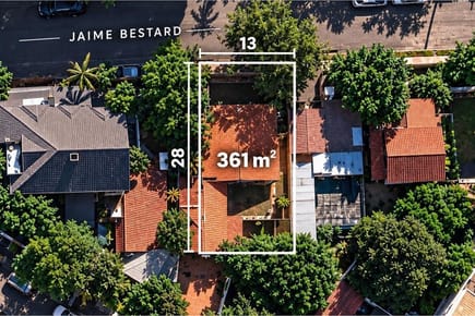 Terreno 13 de frente de 361 m2 Barrio San Jorge
