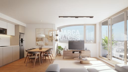 Venta Apartamento Monoambiente en construcción Cordon Sur Montevideo