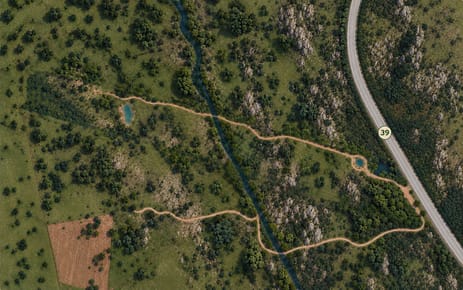Chacra sobre Ruta 39