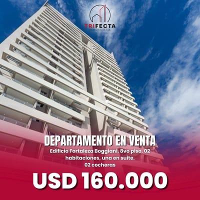 VENDO DEPARTAMENTO DE 2 HABITACIONES EN FORTALEZA BOGGIANI